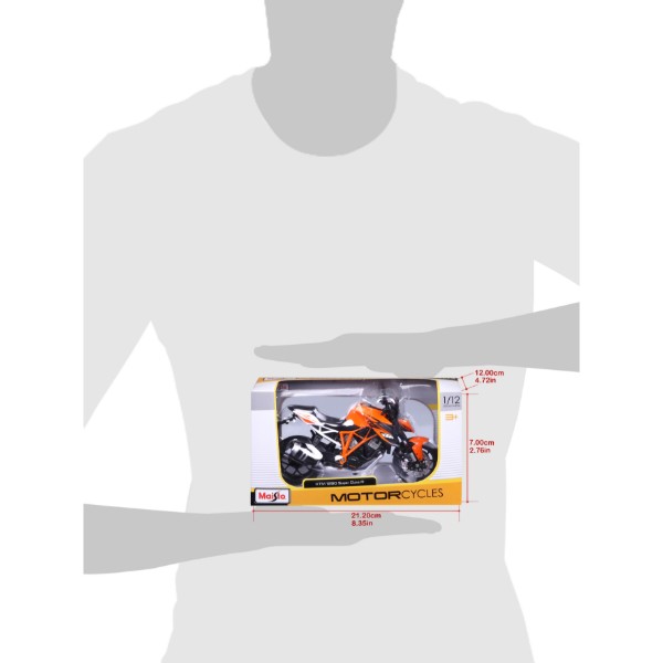 Фото - Коллекционный легковой транспорт Maisto KTM Super Duke R 1290 масштаб 1:12 (31101-13065)